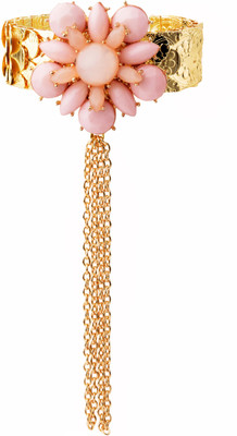 50% OFF on Rejuvenate Jewels Gold Finish Metal, Acrylic Ring Bracelet 50% OFF on Rejuvenate Jewels Gold Finish Metal, Acrylic Ring Bracelet