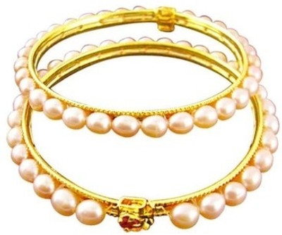 33% OFF on Amarsons Pearls Alloy Bangle Pack of 2 33% OFF on Amarsons Pearls Alloy Bangle Pack of 2
