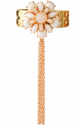 50% OFF on Rejuvenate Jewels Gold Finish Metal, Acrylic Ring Bracelet 50% OFF on Rejuvenate Jewels Gold Finish Metal, Acrylic Ring Bracelet