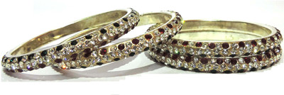 23% OFF on Aadhya B01_56 Brass, Alloy, Stone Bangle Set Pack of 4 23% OFF on Aadhya B01_56 Brass, Alloy, Stone Bangle Set Pack of 4
