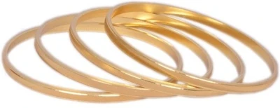 52% OFF on Pourni Brass Bangle Set Pack of 4