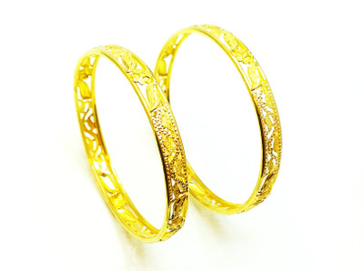 Ashree Gold 18 Bangle Pack of 2
