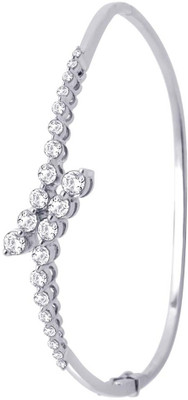 24% OFF on Lucera Silver Cubic Zirconia Bracelet