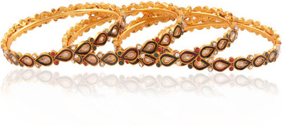 43% OFF on Adwitiya Collection Wedding Delight Copper Pearl 22K Yellow Gold Plated Bangle Set Pack of 4 43% OFF on Adwitiya Collection Wedding Delight Copper Pearl 22K Yellow Gold Plated Bangle Set Pack of 4