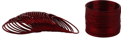 22% OFF on Aadhya Joyful Metal Maroon Alloy, Metal Bangle Set Pack of 48 22% OFF on Aadhya Joyful Metal Maroon Alloy, Metal Bangle Set Pack of 48