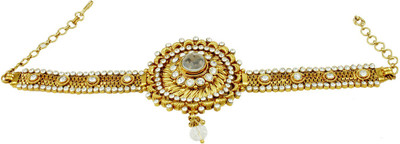 20% OFF on The Art Jewellery Traditional Bajubandh Brass 18K Yellow Gold Plated Armlet