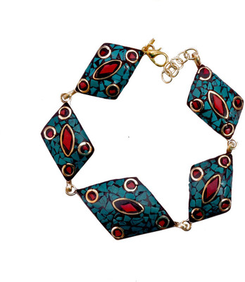 53% OFF on Imli Street Antique Look Brass Bracelet