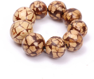 30% OFF on KhoobSurati Choco Crackled Wood Bracelet 30% OFF on KhoobSurati Choco Crackled Wood Bracelet
