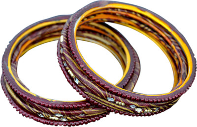 23% OFF on DFR Ethnic Diva Alloy Bangle Set Pack of 8