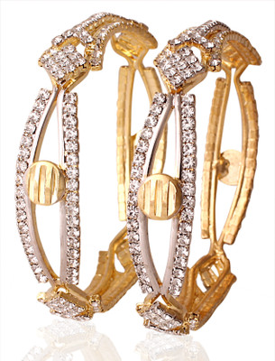 Sharnam Art Stone Bangle Set Pack of 2
