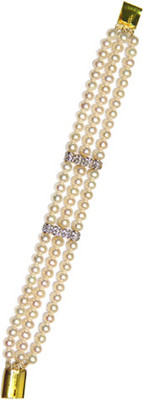 44% OFF on Amarsons Pearls Fabric Bracelet 44% OFF on Amarsons Pearls Fabric Bracelet