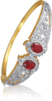 55% OFF on Eclat Brass Rhodium Plated Bracelet