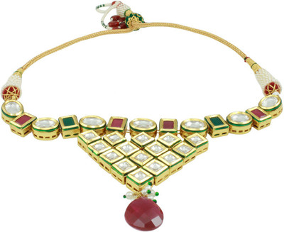 20% OFF on The Art Jewellery Ethnic Indian Vilandi Brass 18K Yellow Gold Plated Armlet