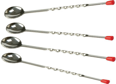 King International Bar Spoon 4 - Piece Bar Set (Stainless Steel)