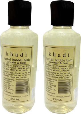 Khadi Herbal Bubble Bath Lavender & Basil 420 ml Khadi Herbal Bubble Bath Lavender & Basil 420 ml