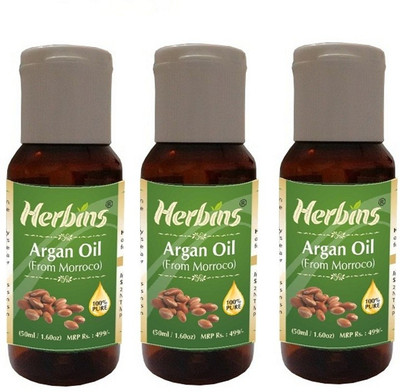 33% OFF on Herbins Argan Oil Combo - 3 150 ml 33% OFF on Herbins Argan Oil Combo - 3 150 ml