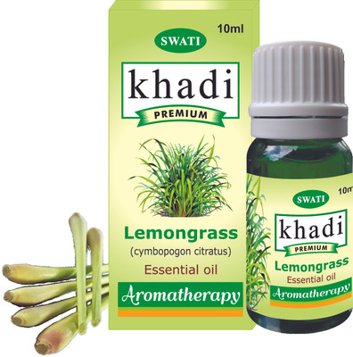 Khadi Premimum Essential Oil Lemongrass Cymbopogon Citratus 10 ml Khadi Premimum Essential Oil Lemongrass Cymbopogon Citratus 10 ml