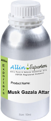 17% OFF on Allin Exporters Musk Gazala Attar 50 ml