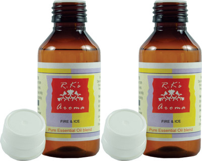 10% OFF on Rk's Aroma Fire & Ice Oil, Pre blended Pack Of 2 100 ml 10% OFF on Rk's Aroma Fire & Ice Oil, Pre blended Pack Of 2 100 ml