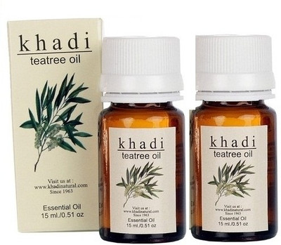 1% OFF on Khadi Tea-tree Essential Oil - Pack of 2 30 ml 1% OFF on Khadi Tea-tree Essential Oil - Pack of 2 30 ml