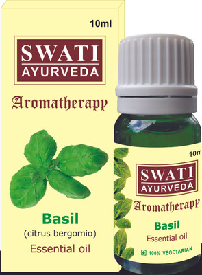 Swati Ayurveda Essential Oil Basil Citrus Bergomio 10 ml Swati Ayurveda Essential Oil Basil Citrus Bergomio 10 ml