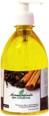 9% OFF on Aromablendz Cinnamon Clove Euclyptus Massage Oil 500 g 9% OFF on Aromablendz Cinnamon Clove Euclyptus Massage Oil 500 g