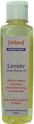 Adyaa Naturals Lavender Massage Oil 250 ml Adyaa Naturals Lavender Massage Oil 250 ml