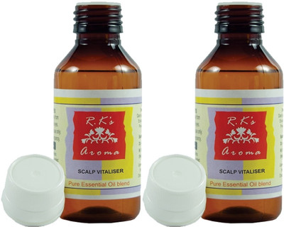 7% OFF on Rk's Aroma Scalp Vitaliser Oil, Pre blended Pack of 2 100 ml 7% OFF on Rk's Aroma Scalp Vitaliser Oil, Pre blended Pack of 2 100 ml