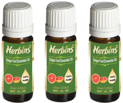 33% OFF on Herbins Grapefruit Oil Combo-3 30 ml 33% OFF on Herbins Grapefruit Oil Combo-3 30 ml