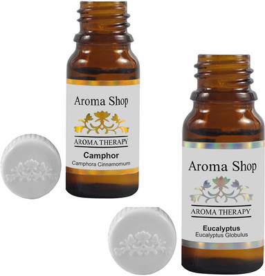 Rk's Aroma Camphor & Eucalyptus Essential Oil pack of 2 20 ml Rk's Aroma Camphor & Eucalyptus Essential Oil pack of 2 20 ml