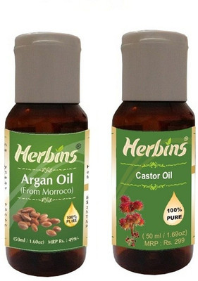31% OFF on Herbins Essential Oil Argan & Castor 100 ml 31% OFF on Herbins Essential Oil Argan & Castor 100 ml