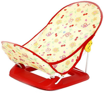 Honey Bee Premium Baby Bather Baby Bath Seat (Red)