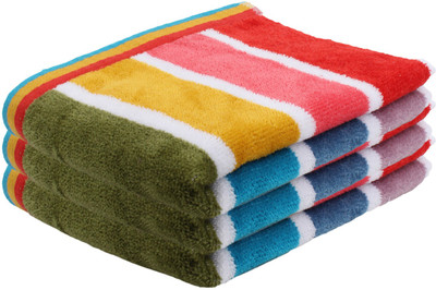 45% OFF on Vrinda Cotton Set of Towels