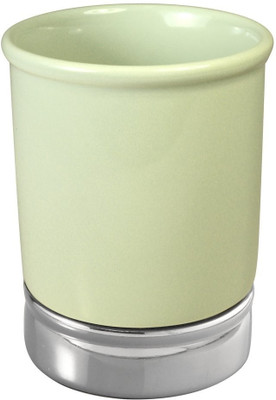 InterDesign York Ceramic Bath Mug Green 0.2