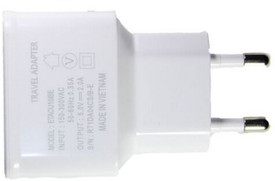 Ample Wings Excellent QualityCharging EU Plug Wall Adapter For Samsung Sony HTC Nokia Micromaxx Lava Note2 Desire 826 Smartphones Battery Charger (White)