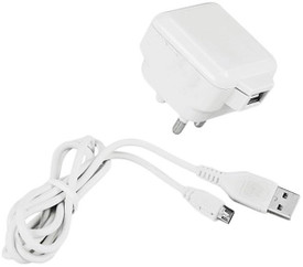 Dhhan 3pin 2.1A USB Adapter With Cable For Smsng Glxy S Duos 3 SM-G313HU Battery Charger (White)