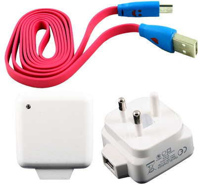 63% OFF on Cellista 3 Pin USB Charger With Data Cable Flat Wire With LED For Samsung / All Smart Phones /Micro USB Battery Charger Red, Blue, White 63% OFF on Cellista 3 Pin USB Charger With Data Cable Flat Wire With LED For Samsung / All Smart Phones /Micro USB Battery Charger Red, Blue, White