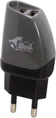 Bell BLTC 050 2.4Amp Dual USB Port Power Adaptor Battery Charger Grey, Black Bell BLTC 050 2.4Amp Dual USB Port Power Adaptor Battery Charger Grey, Black