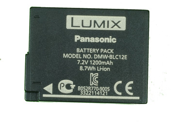Panasonic battery DMW-BLC12E Black Panasonic battery DMW-BLC12E Black