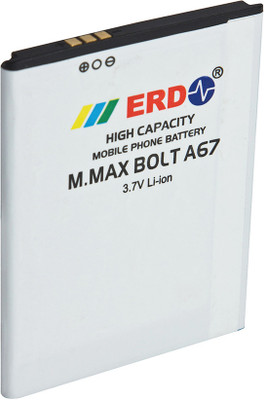 10% OFF on ERD battery BT-146 Compatible Mobile Battery for Micromax Bolt A67 White