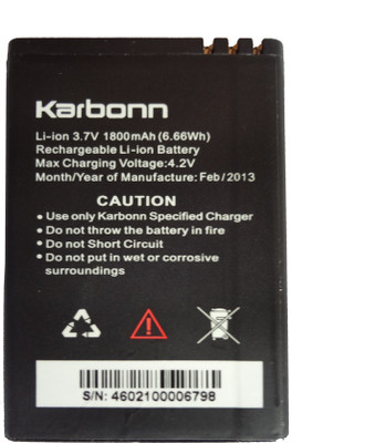 34% OFF on Karbonn battery K46+ Black