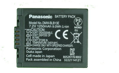 5% OFF on Panasonic battery DMW-BLB13E Black 5% OFF on Panasonic battery DMW-BLB13E Black