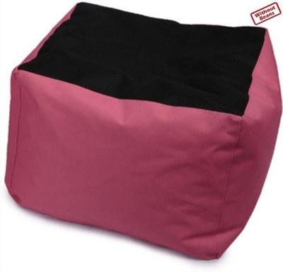 55% OFF on Fun On XXL Bean Bag Footstool Cover - Without Beans Pink, Black 55% OFF on Fun On XXL Bean Bag Footstool Cover - Without Beans Pink, Black