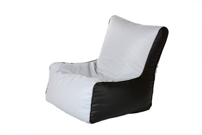 79% OFF on The Bean House XL Bean Bag Chair Cover - Without Beans Black, Grey