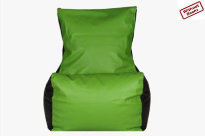 60% OFF on Desire Medium Bean Bag Chair Cover - Without Beans Green, Black 60% OFF on Desire Medium Bean Bag Chair Cover - Without Beans Green, Black