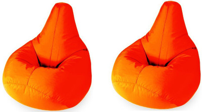 55% OFF on Raveda XXL Teardrop Bean Bag Cover - Without Beans Orange 55% OFF on Raveda XXL Teardrop Bean Bag Cover - Without Beans Orange