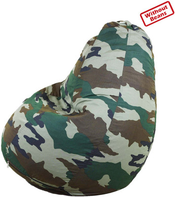 50% OFF on OHS XXXL Teardrop Bean Bag Cover - Without Beans Multicolor