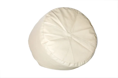 63% OFF on The Bean House XL Bean Bag Footstool Cover - Without Beans White