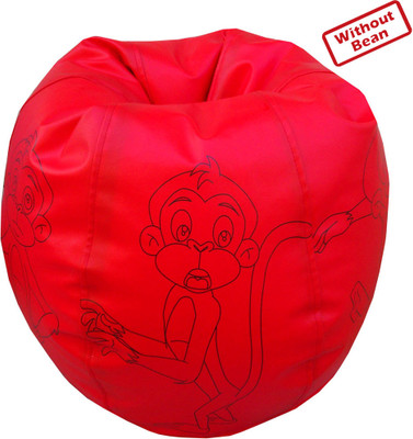 50% OFF on Fun ON Large Teardrop Bean Bag Cover - Without Beans Red