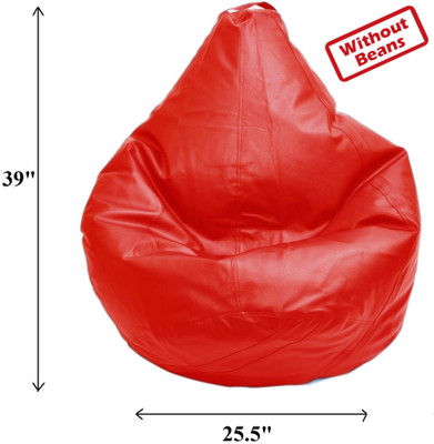 75% OFF on Raveda XL Teardrop Bean Bag Cover - Without Beans Red 75% OFF on Raveda XL Teardrop Bean Bag Cover - Without Beans Red